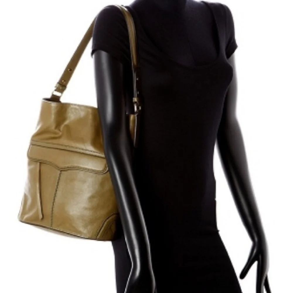 Rebecca Minkoff || Tan Leather Jasper Hobo Shouler Bag